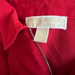 Red Michael Kors long sleeves